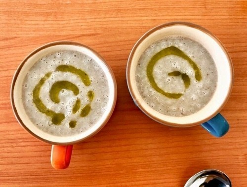 里芋のとろりんポタージュ。