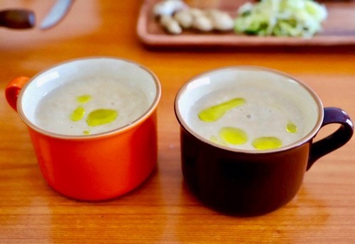 里芋のとろりんポタージュ。