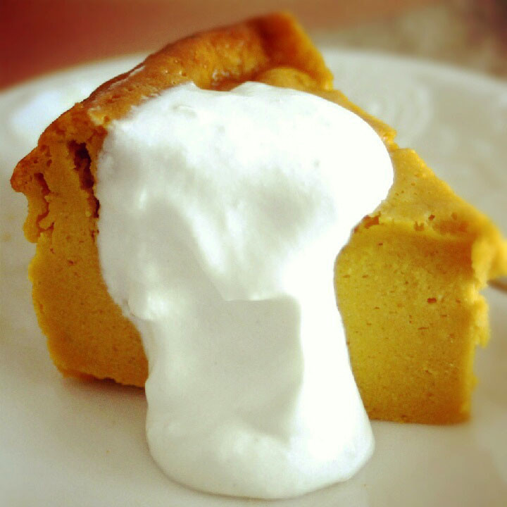 パンプキンチーズケーキ